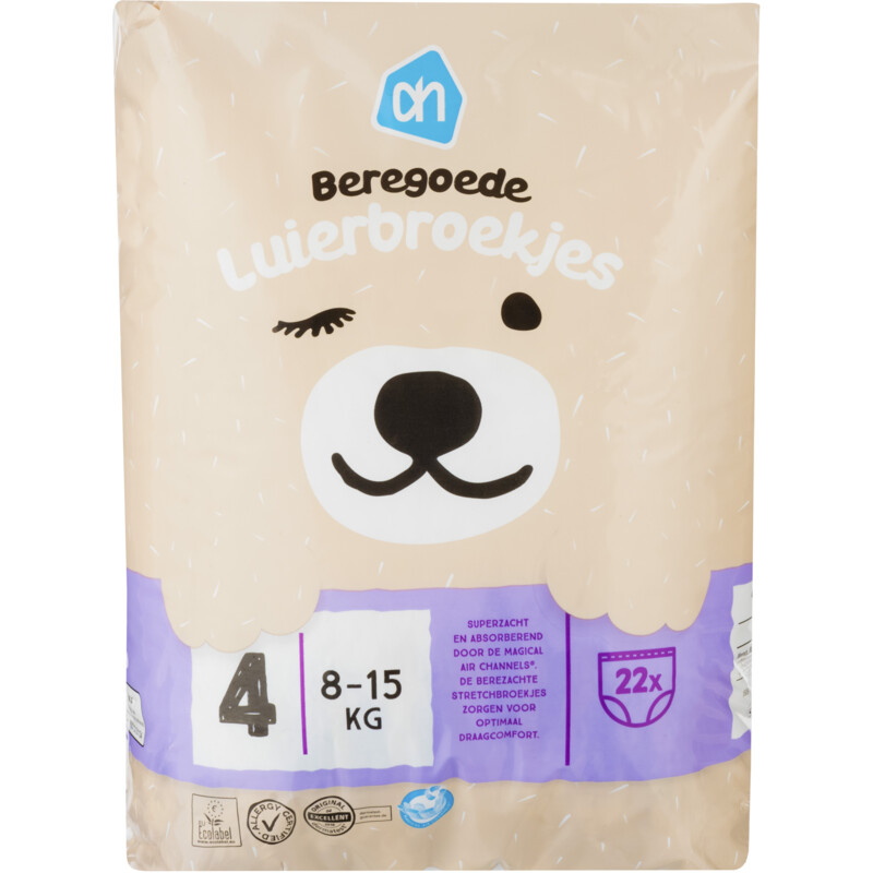 Een afbeelding van AH Beregoede luierbroekjes maat 4
