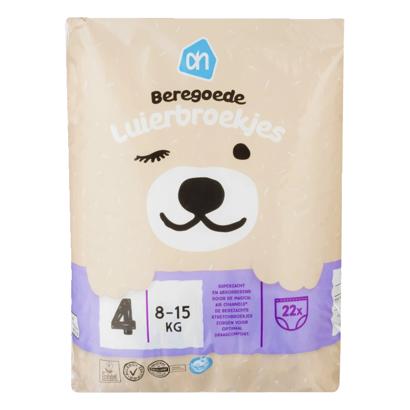 Beregoede luierbroekjes maat 4