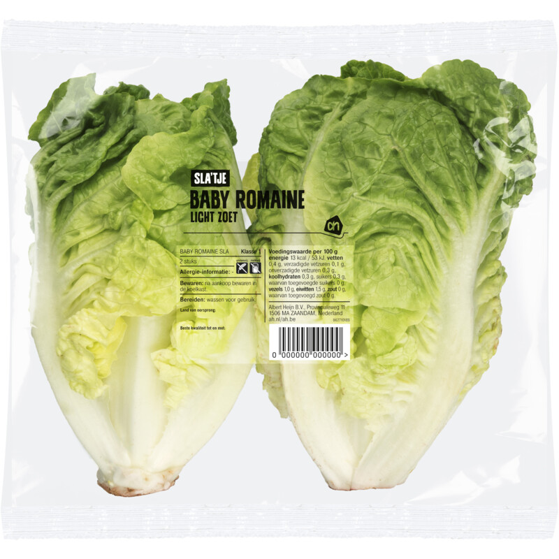 Een afbeelding van AH Sla'tje - Baby Romaine