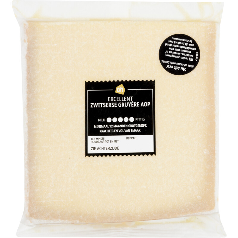 Een afbeelding van AH Excellent Zwitserse gruyere AOP