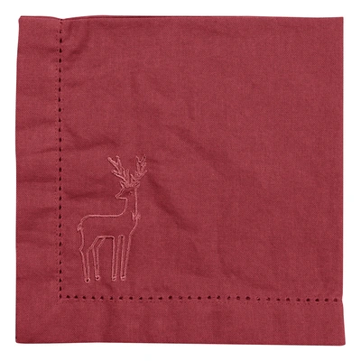 pdp-image-AH Linnenlook servet 40 cm rood