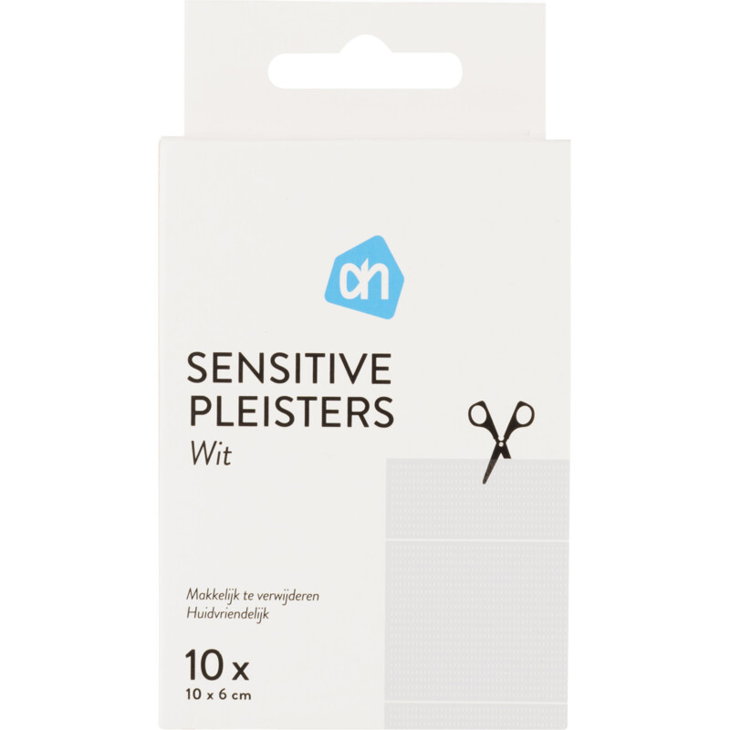 Een afbeelding van AH Sensitive pleisters wit