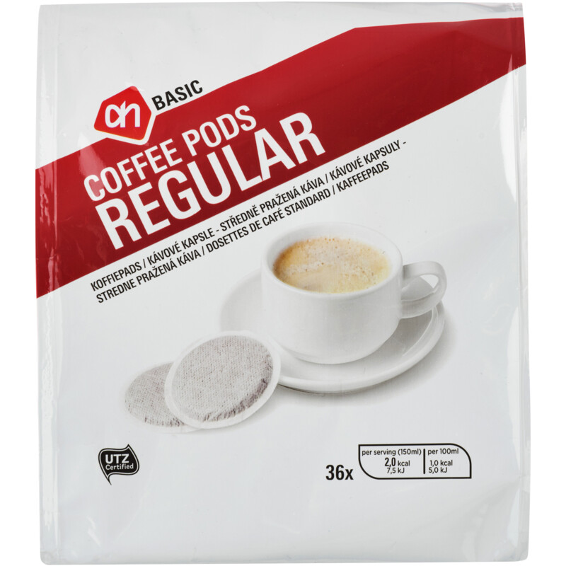 Een afbeelding van AH BASIC Coffee pods regular