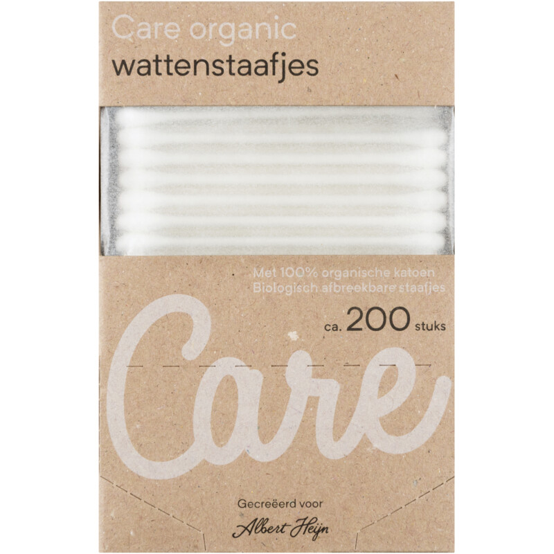Een afbeelding van Care organic Wattenstaafjes