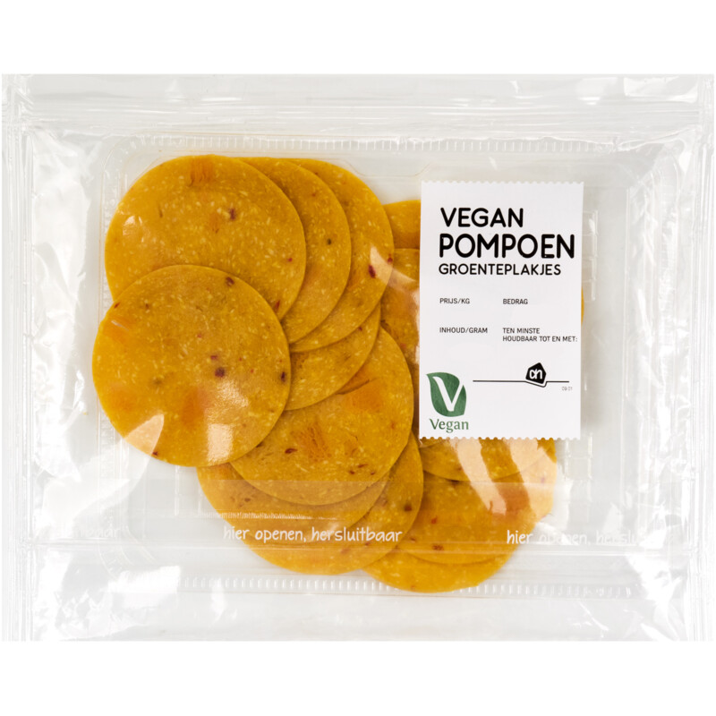 Een afbeelding van Ah vegaplakjes pompoen