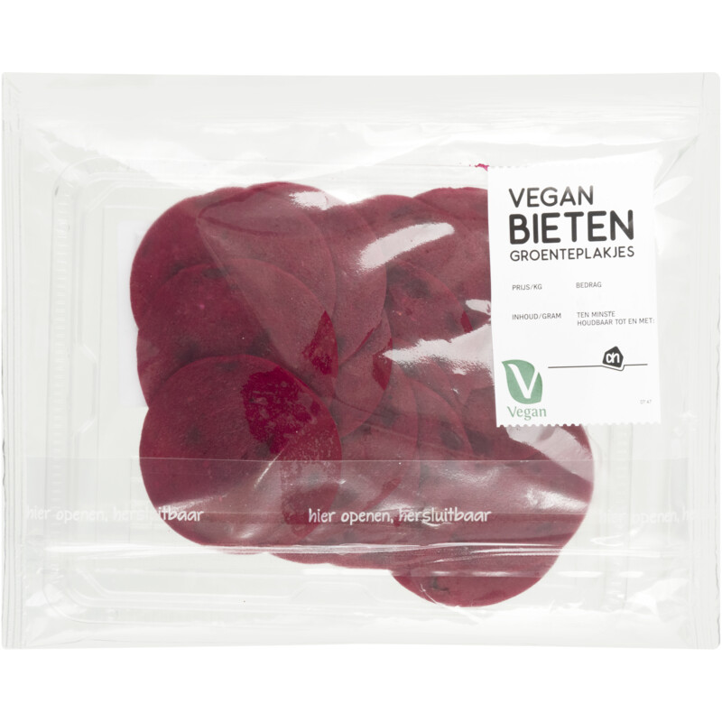 Een afbeelding van Ah vegaplakjes biet