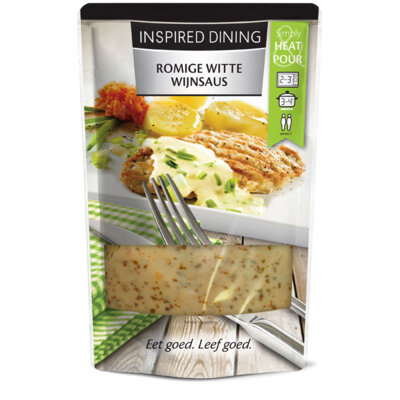 pdp-image-Inspired Dining Classic cr white wine pour over sauce