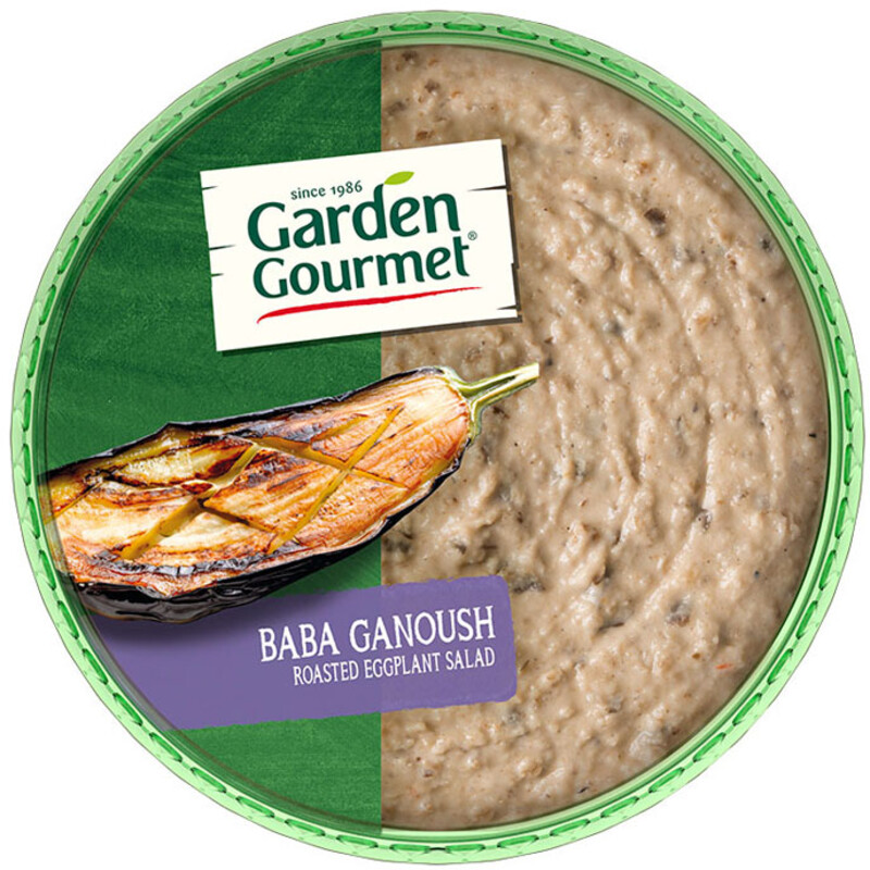 Een afbeelding van Garden Gourmet Hummus roasted egg plant