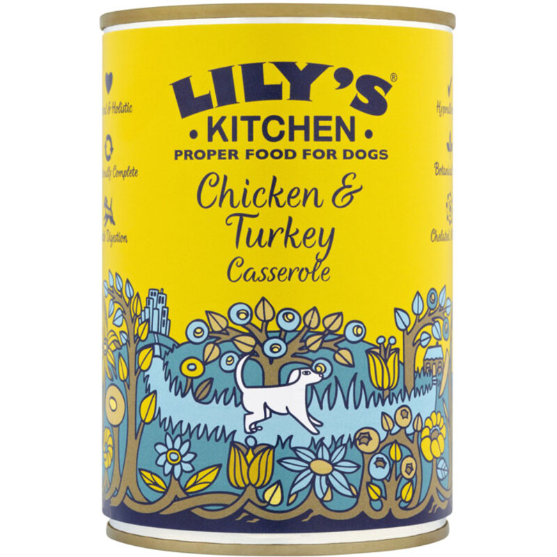 Lily's Kitchen Chicken & turkey casserole reserveren Albert Heijn