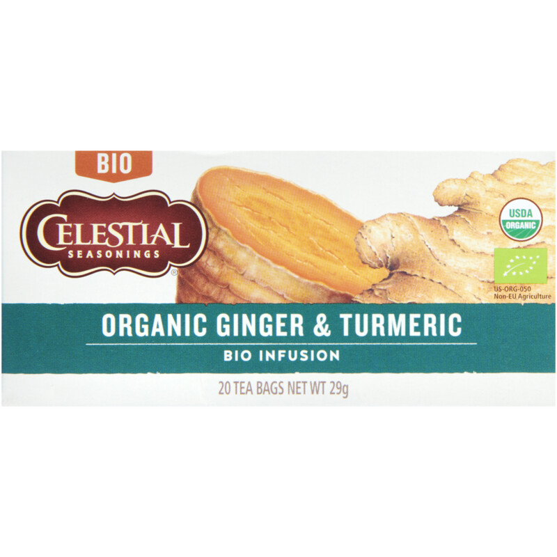 Celestial Seasonings Organic ginger & turmeric tea bestellen ah.nl