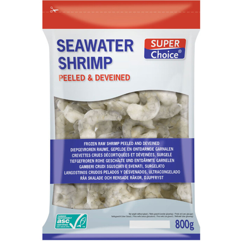 Een afbeelding van Super Choice Gepelde garnaal maat 21/25