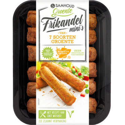 pdp-image-&samhoud Groente frikandel mini 7 soorten groente