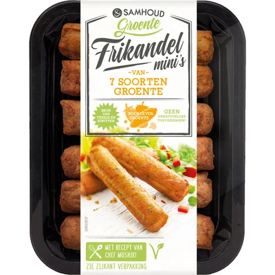 pdp-image-&samhoud Groente frikandel mini 7 soorten groente
