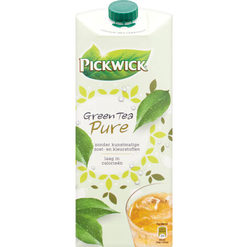 Pickwick green tea pure 1500ml bestellen | Albert Heijn