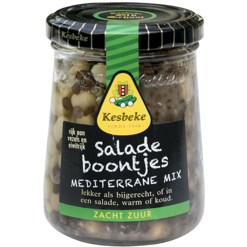 Een afbeelding van Kesbeke Saladeboontjes mediterrane mix