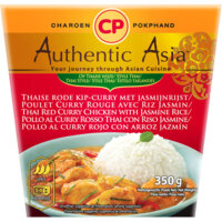 Authentic Asian Red thai chicken curry with jasmine rice bestellen ...