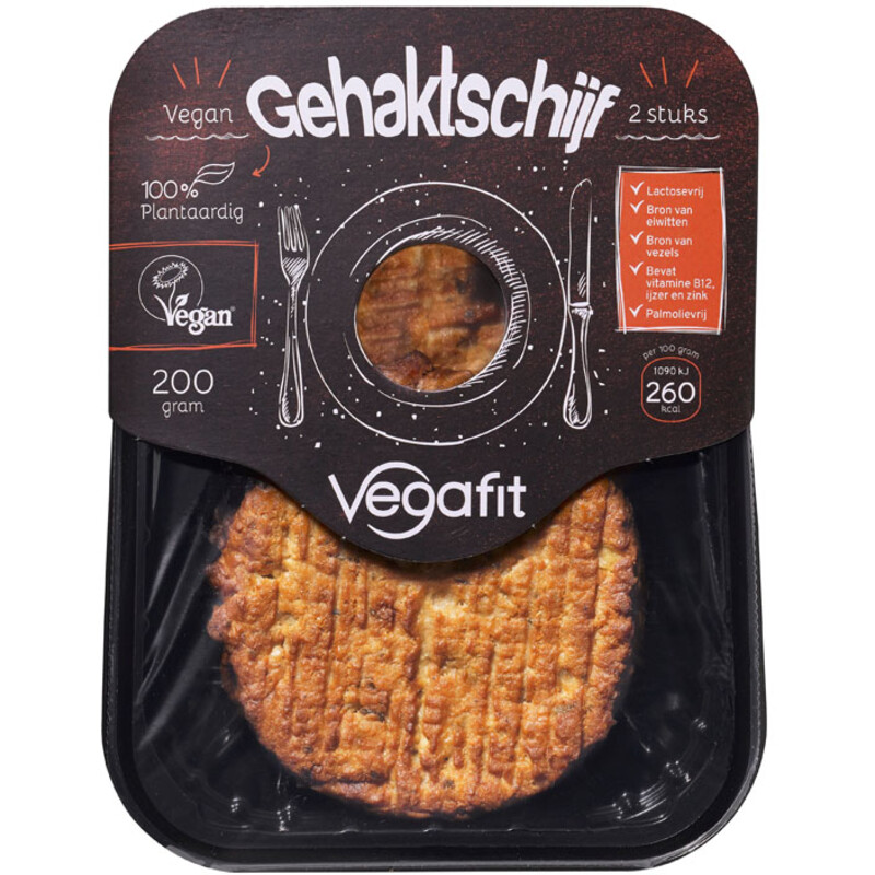 Een afbeelding van Vegafit Gehaktschijf
