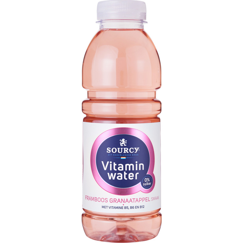 Een afbeelding van Sourcy Vitaminwater framboos granaatappel