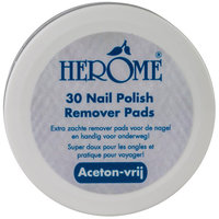 Een afbeelding van Herôme Caring nail remover pads