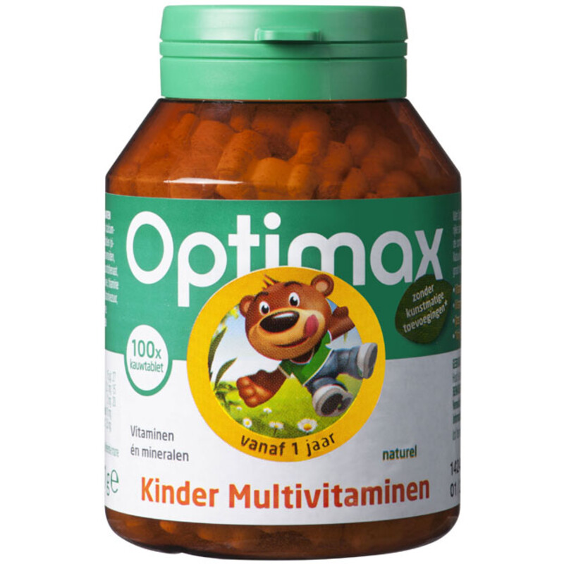 Optimax Kinder multivitaminen naturel reserveren | Albert Heijn