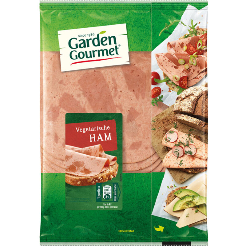 Een afbeelding van Garden Gourmet Veg ger ham frp 125gram