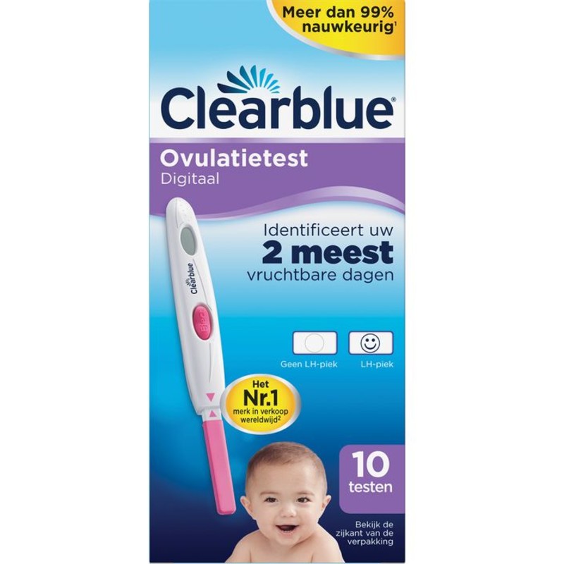 Een afbeelding van Clearblue Digitale ovulatietest