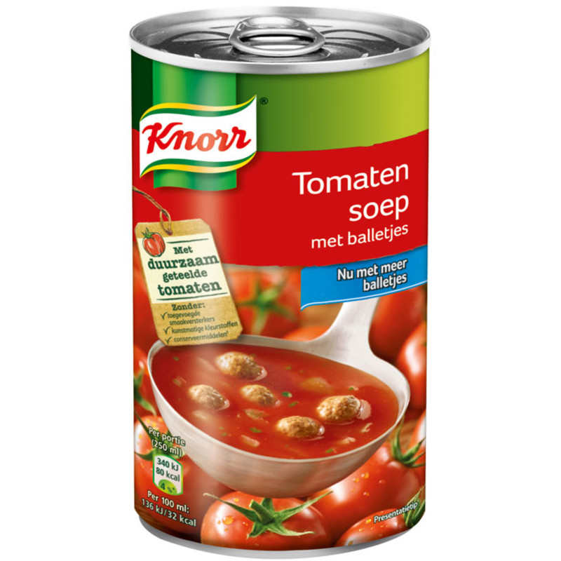 Een afbeelding van Knorr Tomatensoep extra bal BEL