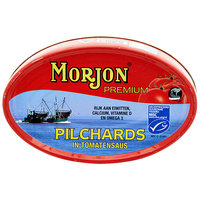 Een afbeelding van Morjon Premium pilchards in tomatensaus