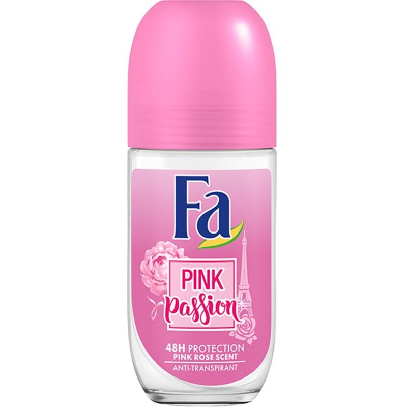 Een afbeelding van Fa Pink passion deodorant roller