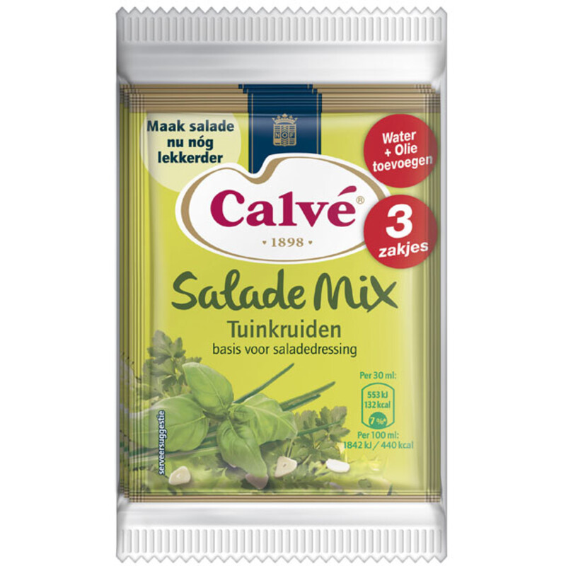 Een afbeelding van Calvé Salad mix tuinkruiden