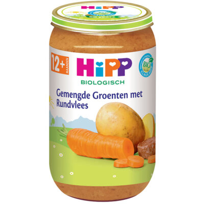 pdp-image-Hipp 12m Gemengde groenten met rundvlees bio