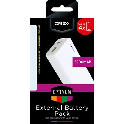 pdp-image-Grixx External Battery 5200mAh White Samsung