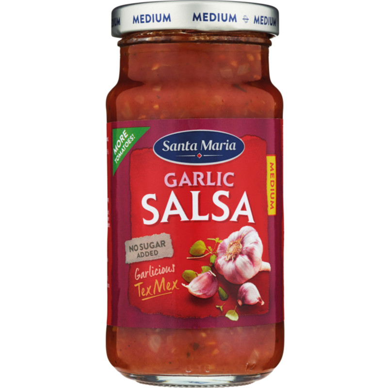 Een afbeelding van Santa Maria Garlic salsa medium