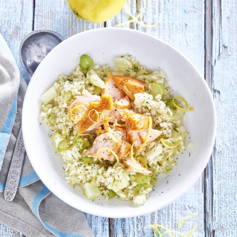 Allerhande Box Risotto met venkel, warm gerookte zalm bestellen ...