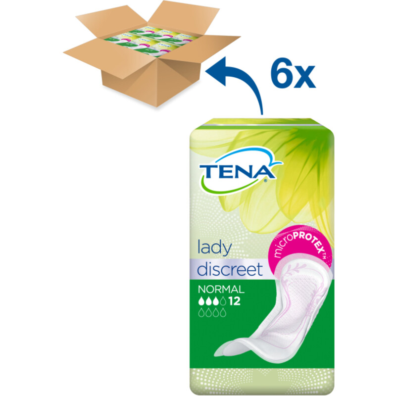 TENA Lady Discreet Normal 6x12 bestellen | Albert Heijn