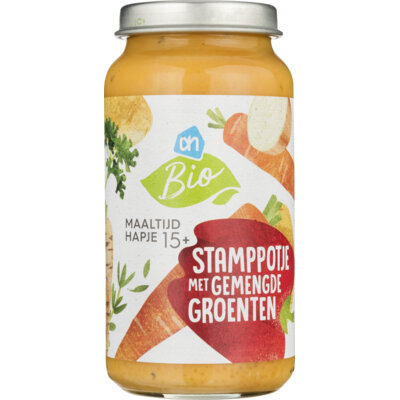 pdp-image-AH Biologisch Stamppotje met gemengde groenten 15m+