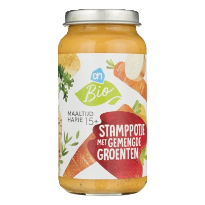 pdp-image-AH Biologisch Stamppotje met gemengde groenten 15m+