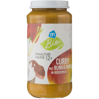 pdp-image-AH Biologisch Curry met rund en mango in kokos 12m+