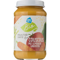 Een afbeelding van AH Biologisch Couscous met gem groente en kip 6m03