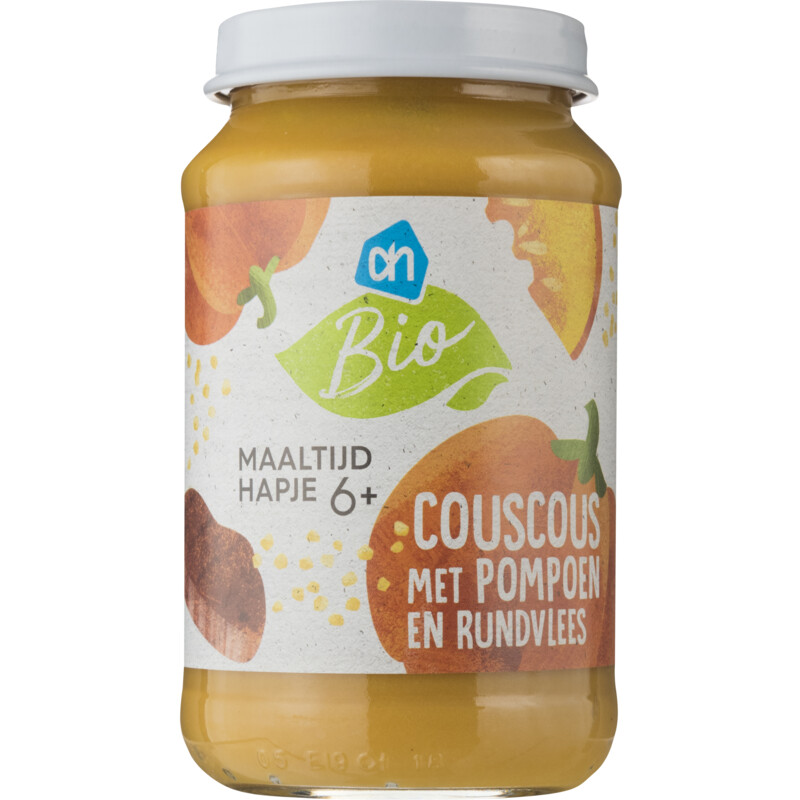 Een afbeelding van AH Biologisch Pompoencouscous met rundvlees 6m+