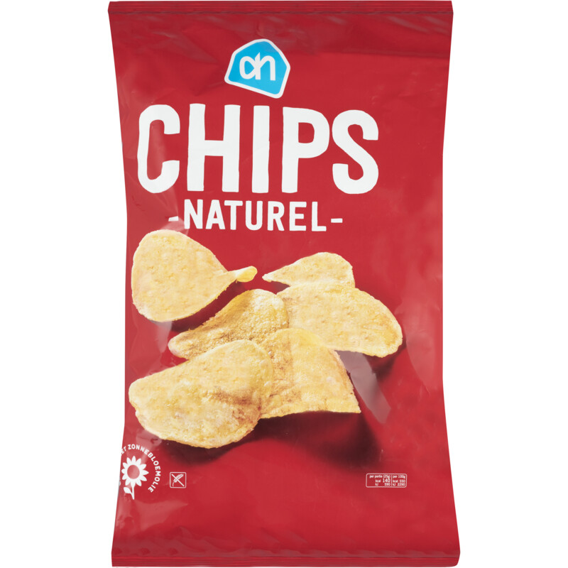 Een afbeelding van AH Chips naturel