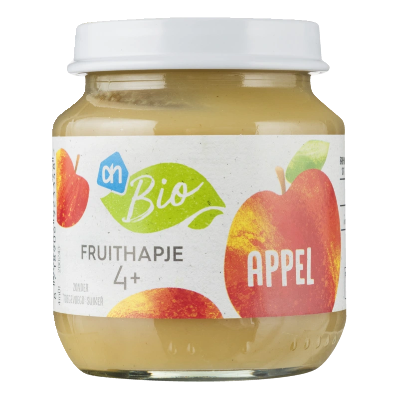 AH Biologisch Fruithapje appel 4m+