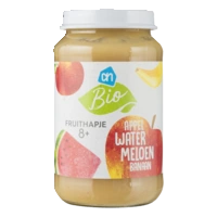 AH Biologisch Fruithapje appel watermeloen banaan 8m+