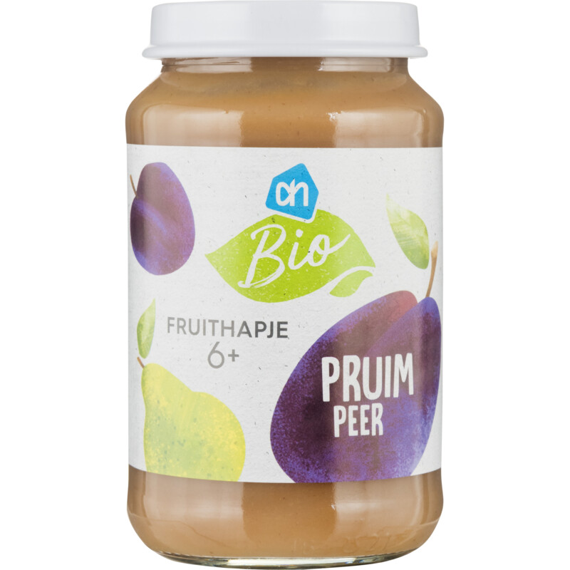 Een afbeelding van AH Biologisch Fruithapje peer pruim 6m+