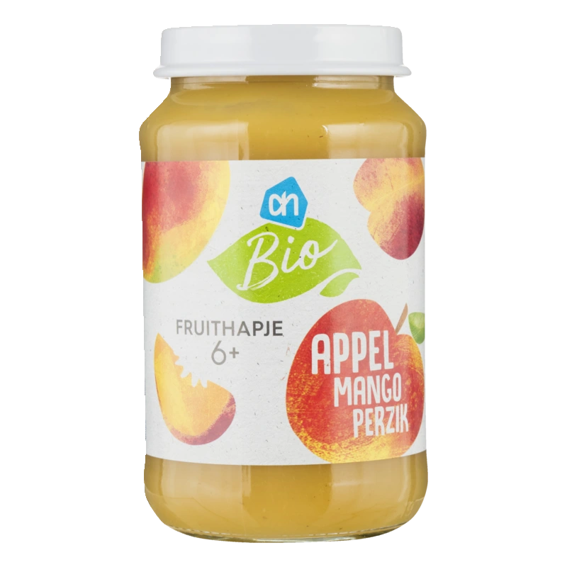 Fruithapje appel mango perzik 6m+
