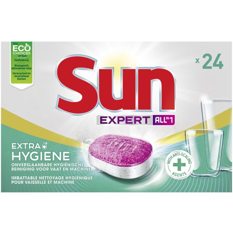 Een afbeelding van Sun All in 1 expert extra fresh & clean