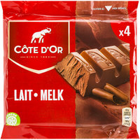 Een afbeelding van Côte d'Or Melk 4 repen BEL