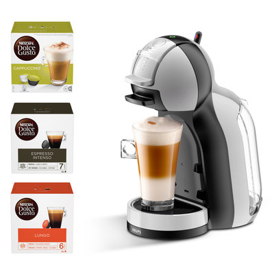 Expresso KRUPS DOLCE GUSTO YY4892FD Mini Me Gris + 2 boites - Electro Dépôt