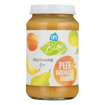 pdp-image-AH Biologisch Fruithapje peer abrikoos banaan 6m+