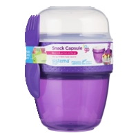 Sistema Snackdoos to go lepel/vork 515ml
